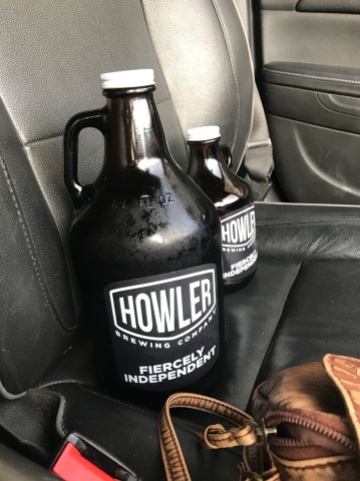 Filling up my Howler Growlers while in town.
